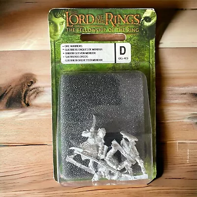 Games Workshop Lord Of The Rings LoTR Metal Orc Warriors Figures D05-43 BNIB • £9.99