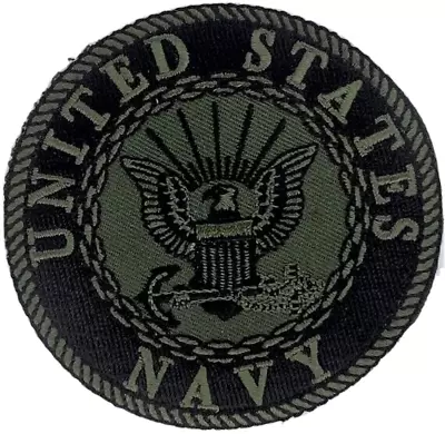 United States Navy Logo Military Embroidered Iron On Motorcycle Patch Ee-2 • $5.99