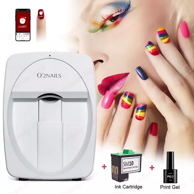 O'2Nails Mobile 3D DIY Nail Printer App Control Nail Art Machine For Home Salon • $852