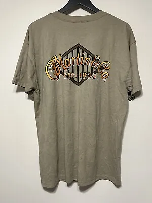 Vintage Martin & Co. Guitars Pocket T Shirt Size XL • $35