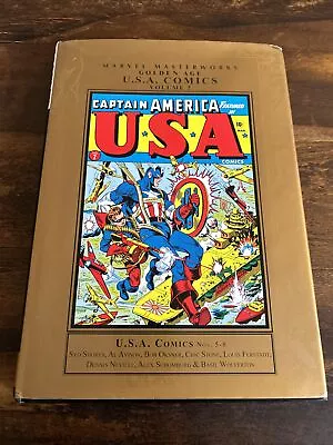 Marvel Masterworks Golden Age Usa Comics Vol 2 Hardcover Captain America Bucky • $29.99