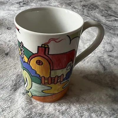 Dunoon Fantasia Art Deco Style Cottage House Tea Cup Coffee Mug Jane Brookshaw • £12.99