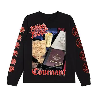 Morbid Angel 'Covenant' Hi Res Print Black Long Sleeve T Shirt - NEW • $34.99