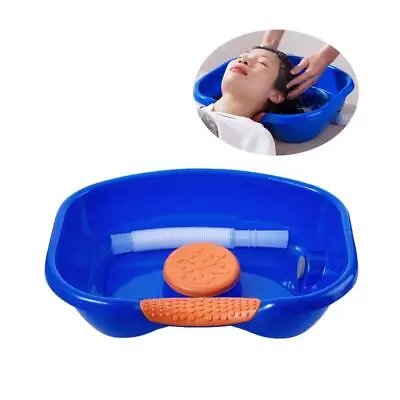 Portable Hair Wash Basin Bedside Shampoo Bowl Home Care Washing Tub With Hose • $19.99