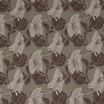 Warwick Viva Fabric Cocoa | Floral | Curtains Upholstery Cushions • £1.79