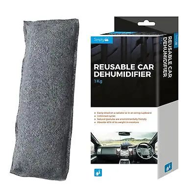 1kg Reusable Car Dehumidifier For Condensation Moisture Damp Absorb Silica Gel • £10.95