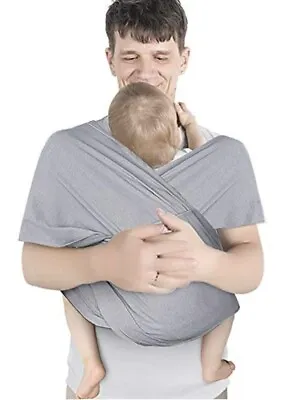 £2.20 • Buy Lictin Baby Wrap Carrier For Babies. Gray. With Instructions