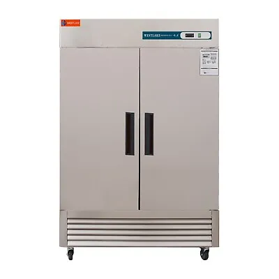 Stainless Steel Commercial Freezer 2 Door 54  Reach In For Restaurant Kitchen • $2626.20
