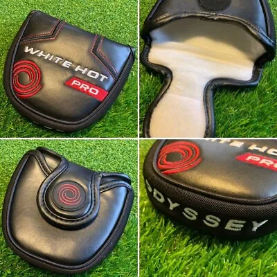 Odyssey White Hot Pro Mallet Putter Headcover- Black/Red • $15.97