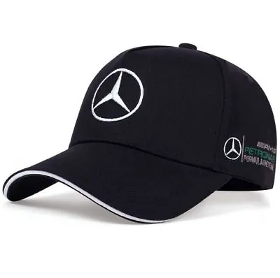 Cap Hat Baseball Adjustable Mercedes Benz AMG Petronas Black/White Hot • $12.77