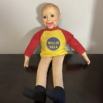 Willie Talk Doll Ventriloquist VTG Toy ORIGINAL Vintage Horsman 23  Nonworking • $40.49