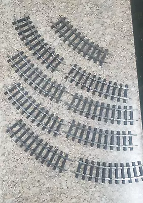 G Scale Train Track Nine Pieces Great Condition All Pieces Are Curved Lot 30 • $2