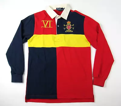 Polo Ralph Lauren Custom Slim Fit Mercer Club Team VI Shirt Sz M Long Sleeve • $24.99