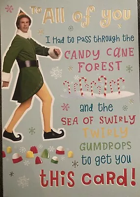 Hallmark Elf Christmas Card To All Of You  • £0.99