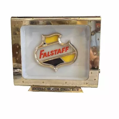 Vtg Falstaff Beer Lighted Metal Sign  • $150