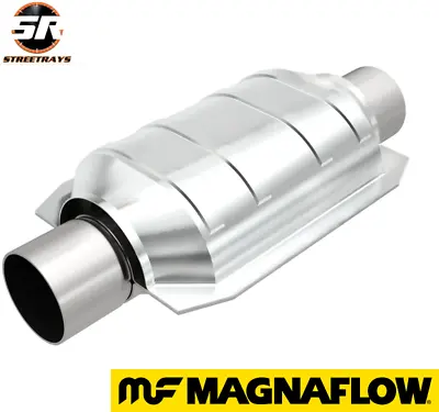 MagnaFlow Stainless Steel EPA Compliant Universal Catalytic Converter - 91005 • $106.99