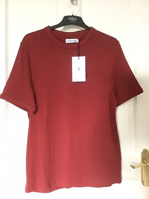 Mens Farah Size S 38” T Shirt Bnwt Rrp £30 - New - 100% Cotton - Genuine • £4.99
