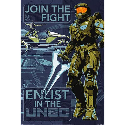£4 • Buy Halo Join The Fight Poster