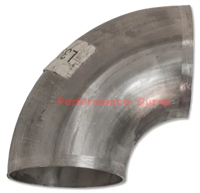 3  409 SS 90 Degree Mandrel Bend Stainless Steel Custom Exhaust L3904545S • $29.95