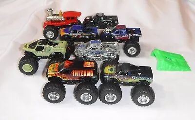 8 Hot Wheels Monster Jam Truck 1:64 Lot Razin Kane Metal Mulisha Reptoid Plus • $12.95