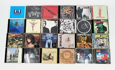 90s CD Lot Of 24 Rock Alternative Metal Experimental Marilyn Manson Nirvana Ozzy • $89.95