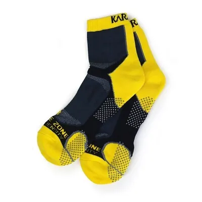 Karakal X4 Technical Ankle Sock - Black/Yellow • £11.39