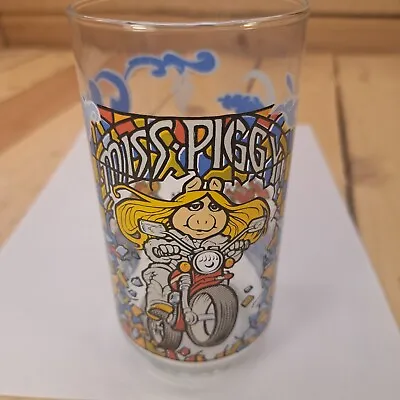 Vintage Miss Piggy The Great Muppet Caper McDonalds Collector's Glass 1981 (A) • $9.95