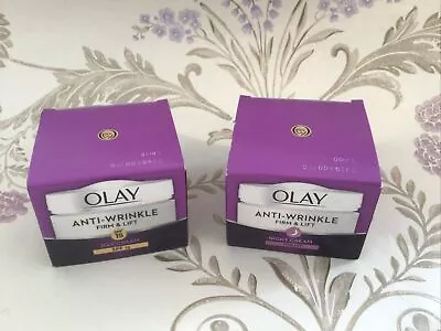 £14 • Buy Olay Anti-Wrinkle Firm & Lift Set: SPF15 Day Cream 50ml & Night Ceam 50ml .New.