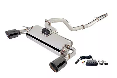 Xforce 3  Cat Back Exhaust With Varex Muffler Controller For 2016+ Ford Focus RS • $1395
