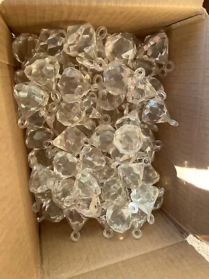 Acrylic Lucite Chandelier Prisms Clear Plastic Sold Individually Vintage • $3.50