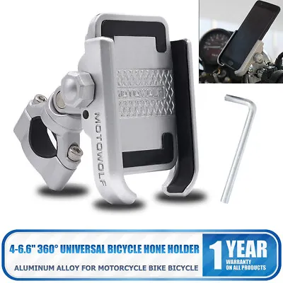 360° Motorcycle MTB Bicycle Handlebar Mount Holder Stand For Mobile Phone GPS AU • $49.56