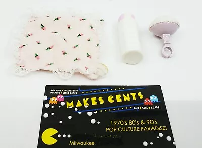 Vintage 1980s My Little Pony Baby Buggy Part Lot Bottle Blanket & Rattle  MLP • $12.48