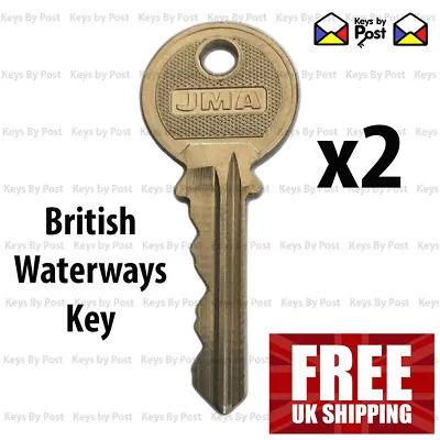 £4.99 • Buy 2x BRITISH WATERWAYS FACILITY KEY BWB CRT Canal And River Trust Keys Free Post