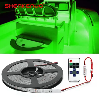 15000Lumen Green 12VLED UNDERWATER SUBMERSIBLE NIGHT FISHING LIGHT Attract Fish • $22.19