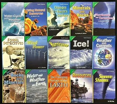 4th Grade EARTH SCIENCE Curriculum Readers (15 Books) Teachers/Homeschool/Tutors • $31.99