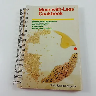 More With Less Cookbook Mennonites Doris Longacre Vintage Community Cookbook • $29.15