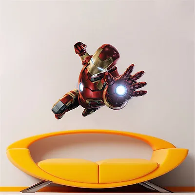 Ironman Wall Decal - Avengers Wall Decal - Age Of Ultron Decals - Super Hero S11 • $19