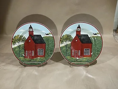 Brandon House By Warren Kimble Sakura Plates Country Life Barn Set Of Two • $16.15