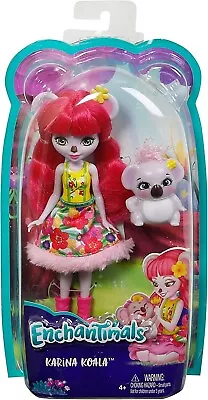 NEW Mattel Enchantimals Karina Koala Doll Figures Set • $15.99