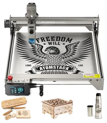 ATOMSTACK Laser Engraver S10 PRO 50W High Accuracy DIY For Wood And Metal • $339.99