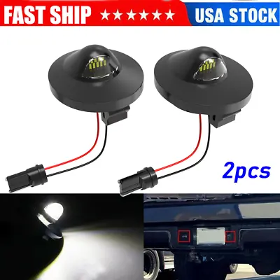 $10.02 • Buy 2pcs LED License Plate Light Replacement For Ford F150 F250 F350 1990-2014 NEW