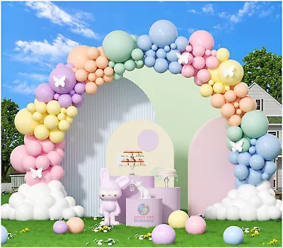 Balloon Arch Kit +Balloons Garland Birthday Wedding Party Baby Shower Decor UK 2 • £8.89