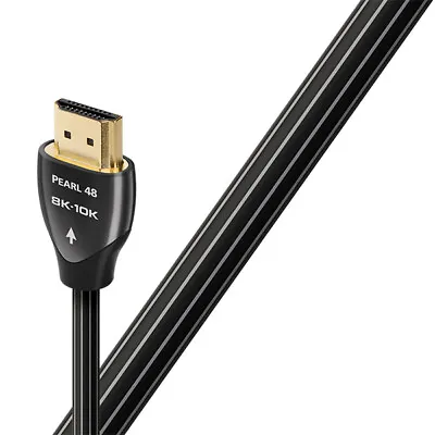 $64.95 • Buy AudioQuest Pearl 48 HDMI Cable 8K-10K 48Gbps (7.4 Feet) 2.25 Meter