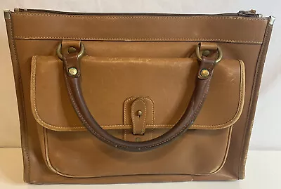 Vintage Ghurka Marley Hodgson No. 9 The Runabout Bag Brown Leather Rare • $169