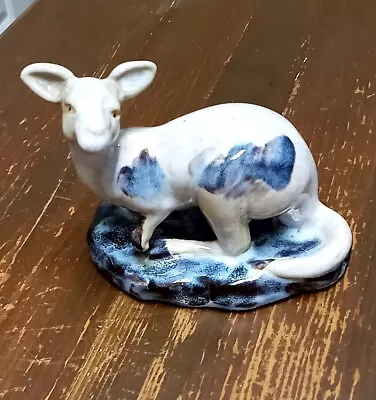 Vintage Majolica Ceramic Kangaroo Figurine 5in Tall  • $25