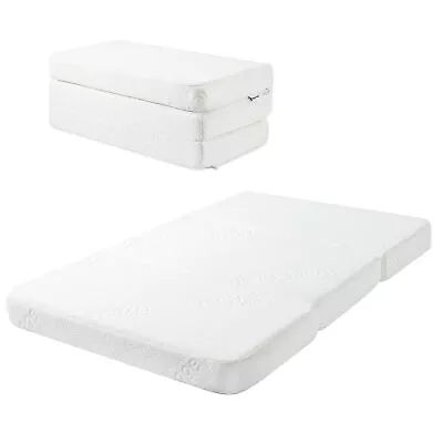 Trifold Memory Foam Crib Mattress & Baby Mattress 38x26x3  With Removable Cover • $29.99