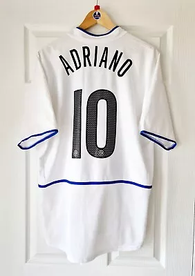 Original Inter Milan Vintage Third Shirt 2003/04 - Size Adult Large - ADRIANO • £85