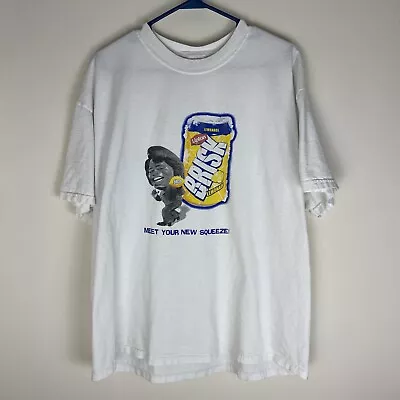 $35 • Buy Vintage Lipton Brisk James Brown Promo T Shirt White Men's Size XL Music Tea
