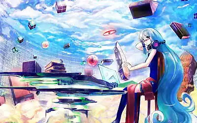 18095 Hatsune Miku Vocaloid Anime Wall Print Poster AU • $29.65