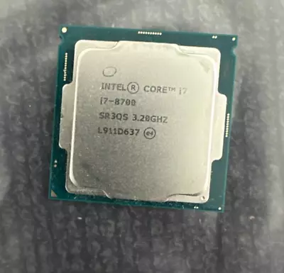 SR3QS Intel Core I7-8700 3.20GHz 6-Core Desktop CPU Processor • $110